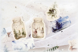 Dreamy Winter Forest Stickers