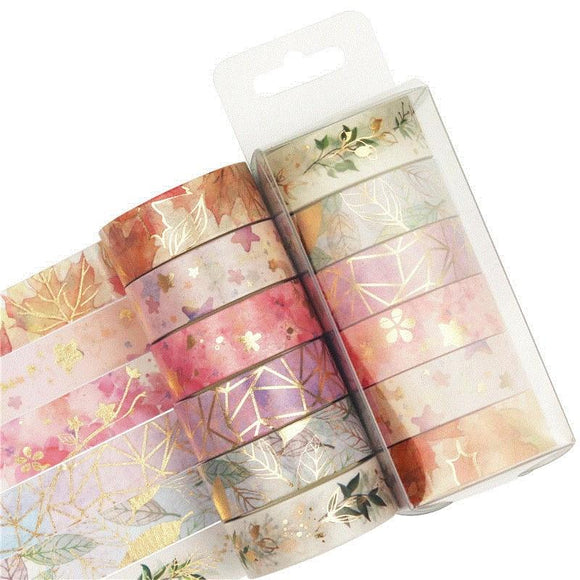 Dreamy Gilded Washi Tapes: Set of 6