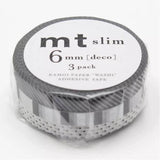 Slim Minimal Washi Tapes: Set of 3 - MyPaperPandaShop