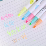 Double sided bright highlighters: Set of 5 - MyPaperPandaShop