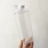 Clear Milk Carton Style Bottle