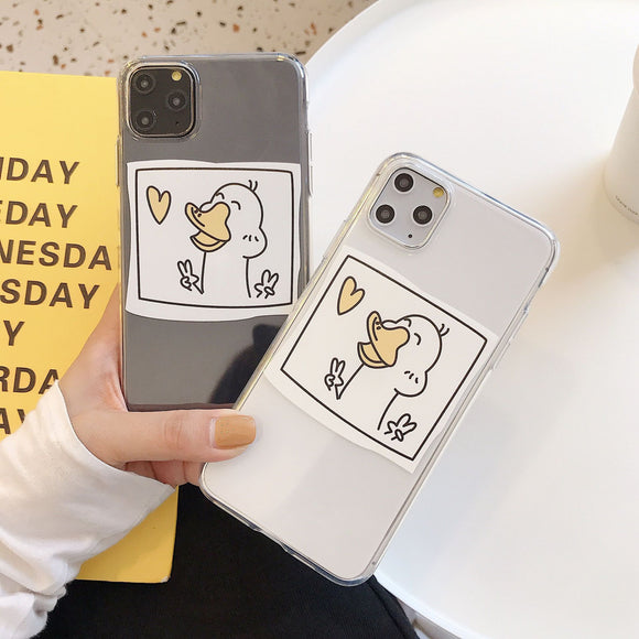 Happy Duck iPhone Case
