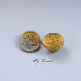 Calligraphy Written Wax Seal Stamps: 20 designs