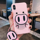 Pink Piggy iPhone Case
