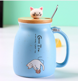 Good Time Kitty Ceramic Mug: 4 colors