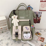 Kawaii Harajuku Style Preppy Backpack: 4 colors