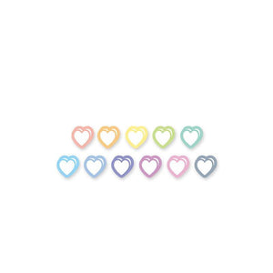 Heart Washi Tape Petals: 6 designs