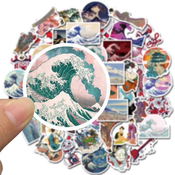 Japanese Aesthetic Sticker Set - MyPaperPandaShop