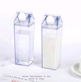 Clear Milk Carton Style Bottle