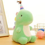 Kawaii Pastel Birthday Dinosaur Plush
