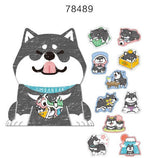 Shiba Inu Stickers: 4 Designs - MyPaperPandaShop