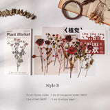 Aesthetic Plant Market Stickers + Cards Set - MyPaperPandaShop