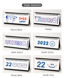 Hello Bear 2022 Desk Calendar: 5 designs