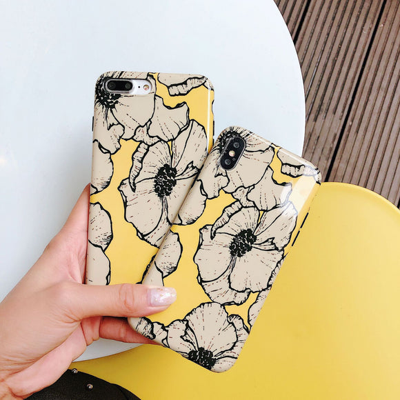 Yellow Flowers iPhone Case
