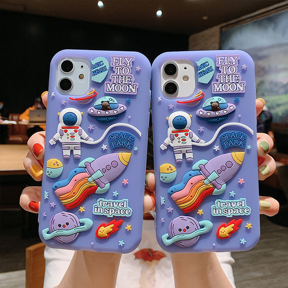 Purple Astro iPhone Case