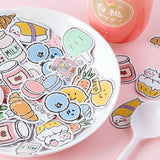Cute Breakfast Stickers Set - MyPaperPandaShop