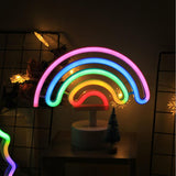 Colorful Rainbow Neon Night Light