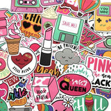 Pink VSCO Stickers Set - MyPaperPandaShop