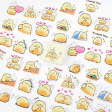 Cute Characters Stickers Set: 6 Designs - MyPaperPandaShop