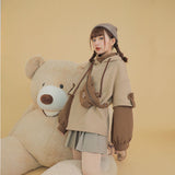 Kawaii Harajuku Style Bear Hoodie
