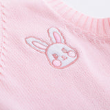 Kawaii Pink Pastel Bunny Vest Sweater