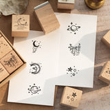 Starry Night Stamps: Set of 16