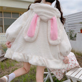 Kawaii Lovely Bunny Ears Harajuku Hoodie: 3 colors