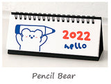 Hello Bear 2022 Desk Calendar: 5 designs