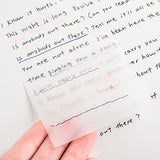 Translucent Post-it Notes