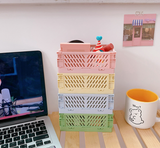 Cute Desk Storage Boxes: 4 Colors