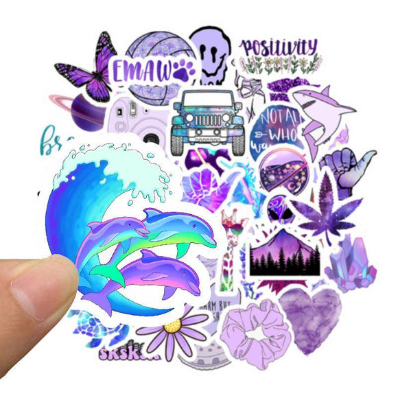 Aesthetic Graffiti Stickers Set: 5 Designs - MyPaperPandaShop
