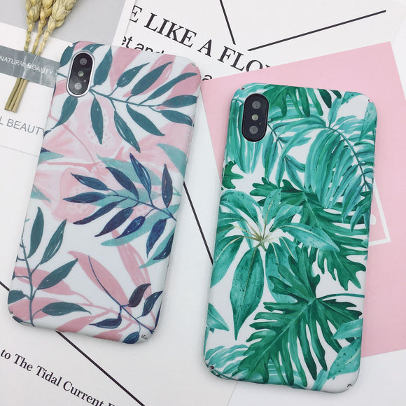 Tropical Leaves iPhone Case