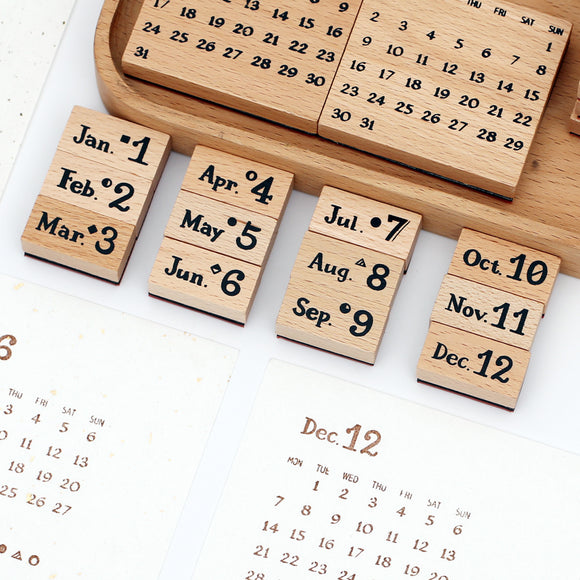 Calendar Planner Stamps Set