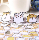 Hamsters and Cats Sticker Set: 2 Designs - MyPaperPandaShop