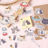 Japanese Kawaii Cat Stickers Set