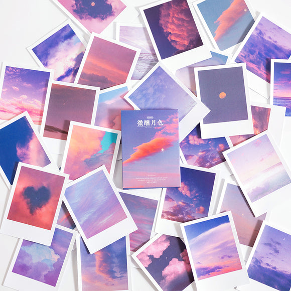 Aesthetic Scenery Polaroid Stickers: 6 designs