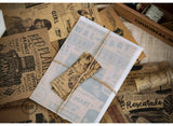 Vintage Brown Kraft Paper Sets: 4 designs
