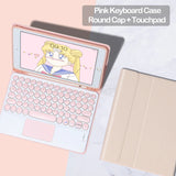 iPad Case + Keyboard (with round keys) Set: 4 colors