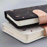 Rose Gold Constellations Leather Planner - MyPaperPandaShop