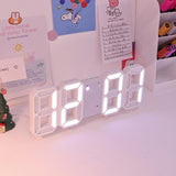 LED Alarm Clock: 8 Colors