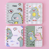 Kawaii Characters Pocket Notebooks: Sets of 4