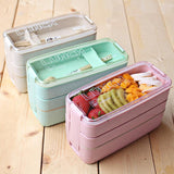 3 Layer Bento Lunch Box: 3 colors