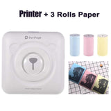 PeriPage Mini Portable Inkless Printer: 6 colors (black & white photos)