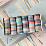 Colorful Set of Washi Tapes: Set of 60/100